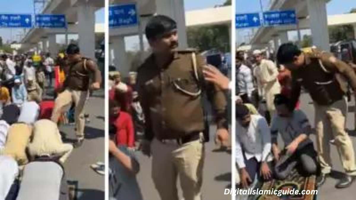 Indian Cop Kicking Muslim Worshippers In Delhi Digitalislamicguide